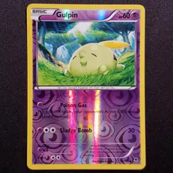 Gulpin 37/119 Reverse Holo Common Phantom Forces Pokemon Moderately Played - Image 1