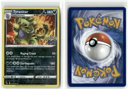 Tyranitar 043 Pokemon GO Holo Pokemon Rare Reverse Holo Near Mint - Image 3
