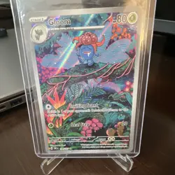 Pokemon Gloom 198/197 SV03: Obsidian Flames Illustration Rare Holo 80HP Leaf St… - Image 1