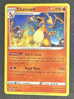 Charizard 001/015 Promo McDonald's Promos 2024 Pokemon Near Mint - Image 1