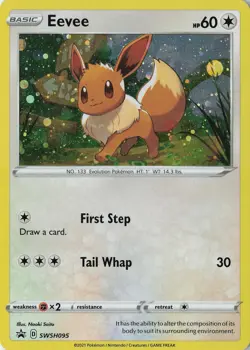 Eevee - Promo SWSH: Sword & Shield Promo Cards SWSH095 NM Holo - Image 1