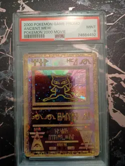 2000 Pokemon Ancient Mew Holo Foil Movie Promo Card PSA 9 - Image 1