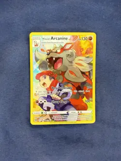 Pokemon TCG Hisuian Arcanine Holo Ultra Rare Card TG08/TG30 Lost Origin NM - Image 1