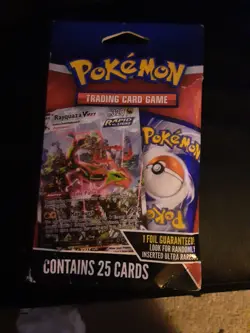 Pokemon Mystery Pack 25 Cards 1 Foil Guaranteed Randomly Inserted Ultra Rare - Image 1