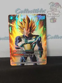 Dragon Ball Super Card Game Fusion World Vegeta Sr Rare Holo Nm Trading Card - Image 3