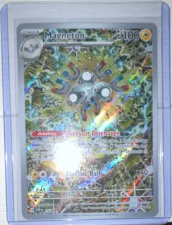 Pokemon Magneton 159 Surging Sparks Promo Holo Card Electric Ball HP100 - Image 1
