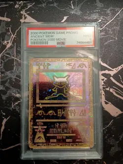 2000 Pokemon Ancient Mew Holo Promo Movie Card PSA 9 - Image 1