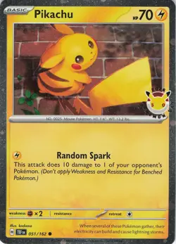 Pikachu - (Cosmo Holo) Holo Promo Miscellaneous Cards & Products 051/162 NM - Image 1