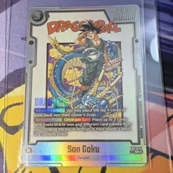 Bandai Dragon Ball Super Card Game Son Goku FB07-104 SR Holo Battle English - Image 2