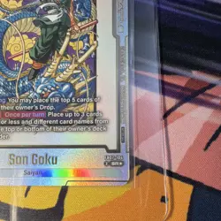Bandai Dragon Ball Super Card Game Son Goku FB07-104 SR Holo Battle English - Image 3
