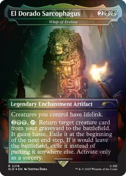 MTG El Dorado Sarcophagus - Whip of Erebos (2218) - Rainbow Foil, NM-Mint, Engli - Image 1