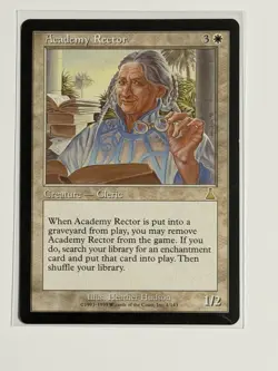 MTG Academy Rector Urza’s Destiny Reserved List LP Magic The Gathering - Image 1