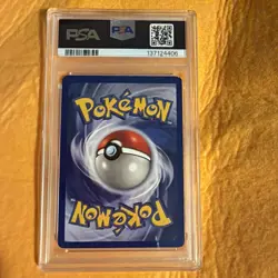 1999 Pokemon Alakazam Shadowless 1st Edition Holo 1 PSA 7 - Image 2