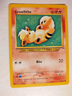 Growlithe 68/105 Pokemon Neo Destiny English NM - Image 1