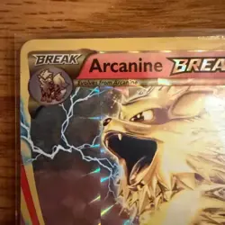 Arcanine BREAK XY180 XY Full Art Black Star Promo Holo Pokemon - MP - Image 3