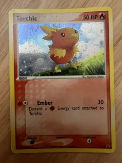 Pokemon Torchic 017 Holo Black Star Promo LP/Light Play - Image 1