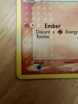 Pokemon Torchic 017 Holo Black Star Promo LP/Light Play - Image 4