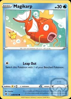 Magikarp 039/192 C Rebel Clash Pokemon NM/M - Image 3