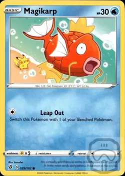 Magikarp 039/192 C Rebel Clash Pokemon NM/M - Image 3