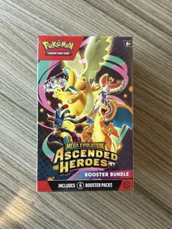 Pokemon TCG | Mega Evolution | Ascended Heroes Booster Bundle (6 Packs) - Image 1