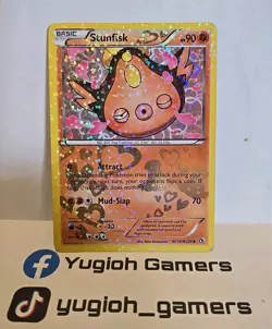 POKEMON STUNFISK RC12/RC25 HOLO LIGHT PLAYED - Image 1