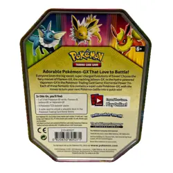 Pokemon TCG Vaporeon GX 2019 EMPTY Collectible Tin EUC - Image 2