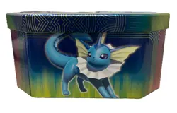 Pokemon TCG Vaporeon GX 2019 EMPTY Collectible Tin EUC - Image 4