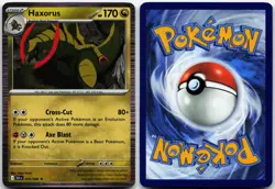 HAXORUS 070/086 HOLO RARE BLACK BOLT POKEMON HOLO NM - Image 3