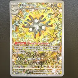Pokemon TCG Magneton Full Art Holo Promo SVP EN 159 Stage 1 100HP Attack 40 - Image 1