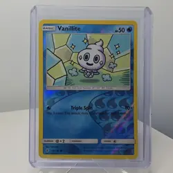 Vanillite 33/145 Sm-Guardians Rising Reverse Holo Pokemon Ooyama 2017 - Image 1