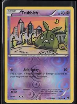 Trubbish 56/122 LP BREAKpoint Common Reverse Holo Pokemon - Image 1