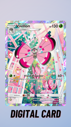 Vivillon Full Art Fantastical Parade Pokemon TCG Pocket 1 Star ⭐ (English) - Image 1