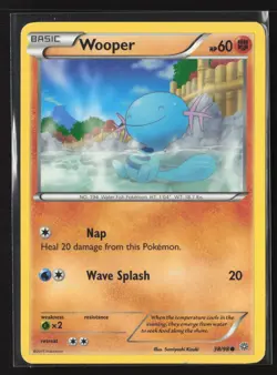 Wooper 38/98 Common Ancient Origins Pokemon Lightly Played - Image 1