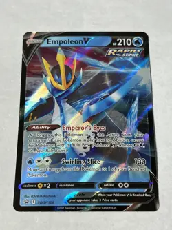 Pokemon TCG Empoleon V Sword & Shield SWSH108 Promo Lightly Played LP - Image 1