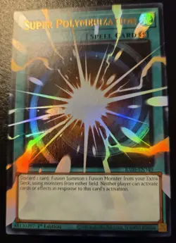 Super Polymerization RA05-EN149 1st Ed. Extended Art (Overframe) Rarity V YuGiOh - Image 1