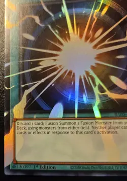 Super Polymerization RA05-EN149 1st Ed. Extended Art (Overframe) Rarity V YuGiOh - Image 4