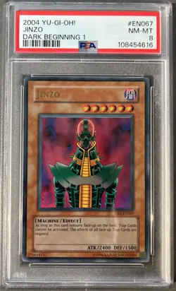 Jinzo DB1-EN067 Dark Beginning 1 Unlimited PSA 8 - Image 1