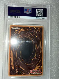 2002 Yu-Gi-Oh LOB Gaia the Fierce Knight PSA 10 GEM MINT Unlimited - Image 2