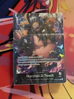 Starter Deck 27: BLACK Marshall.D.Teach ST27 One Piece TCG OP11 TWO Sealed Decks - Image 1