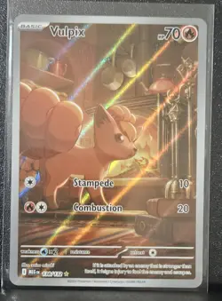 Vulpix 138/132 NM Holo Illustration Rare Pokemon Card Mega Evolution English TCG - Image 1