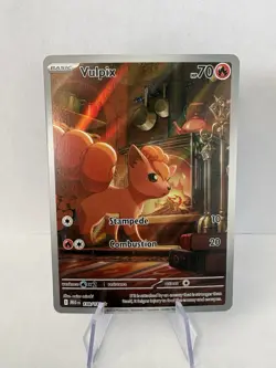 Pokemon Mega Evolution - MEG - Vulpix 138/132 IR Illustration Rare - NM - Image 1
