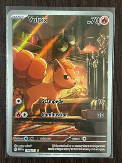 Vulpix 138/132 Illustration Rare Mega Evolution Pokemon NM - Image 1