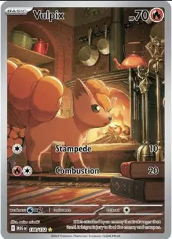 Pokemon Mega Evolution - MEG - Vulpix 138/132 IR Illustration Rare - NM - Image 1