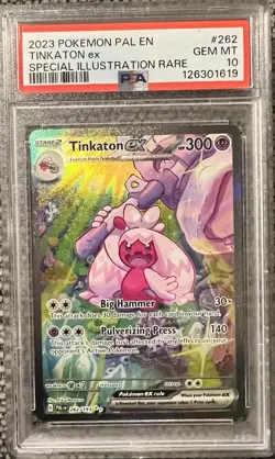 Pokemon Tinkaton EX 262/193 Paldea Evolved Special Illustration PSA 10 - Image 1