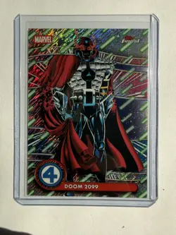 2026 Topps Finest Fantastic Four Doom 2099 /65 Cosmic Ray Refractor #059 - Image 1