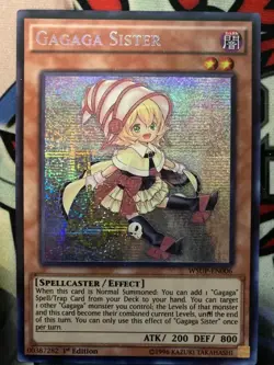 Gagaga Sister - WSUP-EN006 - Prismatic Secret Rare - 1st Edition - Image 1