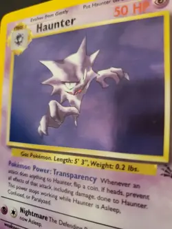 Pokemon TCG Haunter Fossil 6/62 Holo Unlimited LP/NM Condition - Image 3