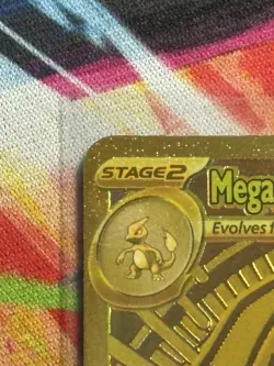 Pokemon Mega Charizard Y EX Full Art Foil Card 294/217 Flame Type - Image 2