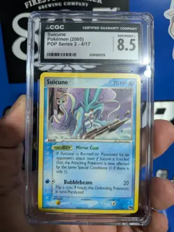 Pokemon Card Vintage Suicune Pop Series 2 4/17 - Image 1