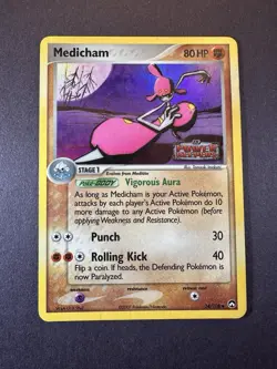 Medicham 34/108 Reverse Holo EX Power Keepers Pokemon Card MP FREE SHIPPING #2 - Image 1